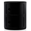 Componibili Container, Ø 32 cm, Höhe 40cm mit 2 Elementen, schwarz