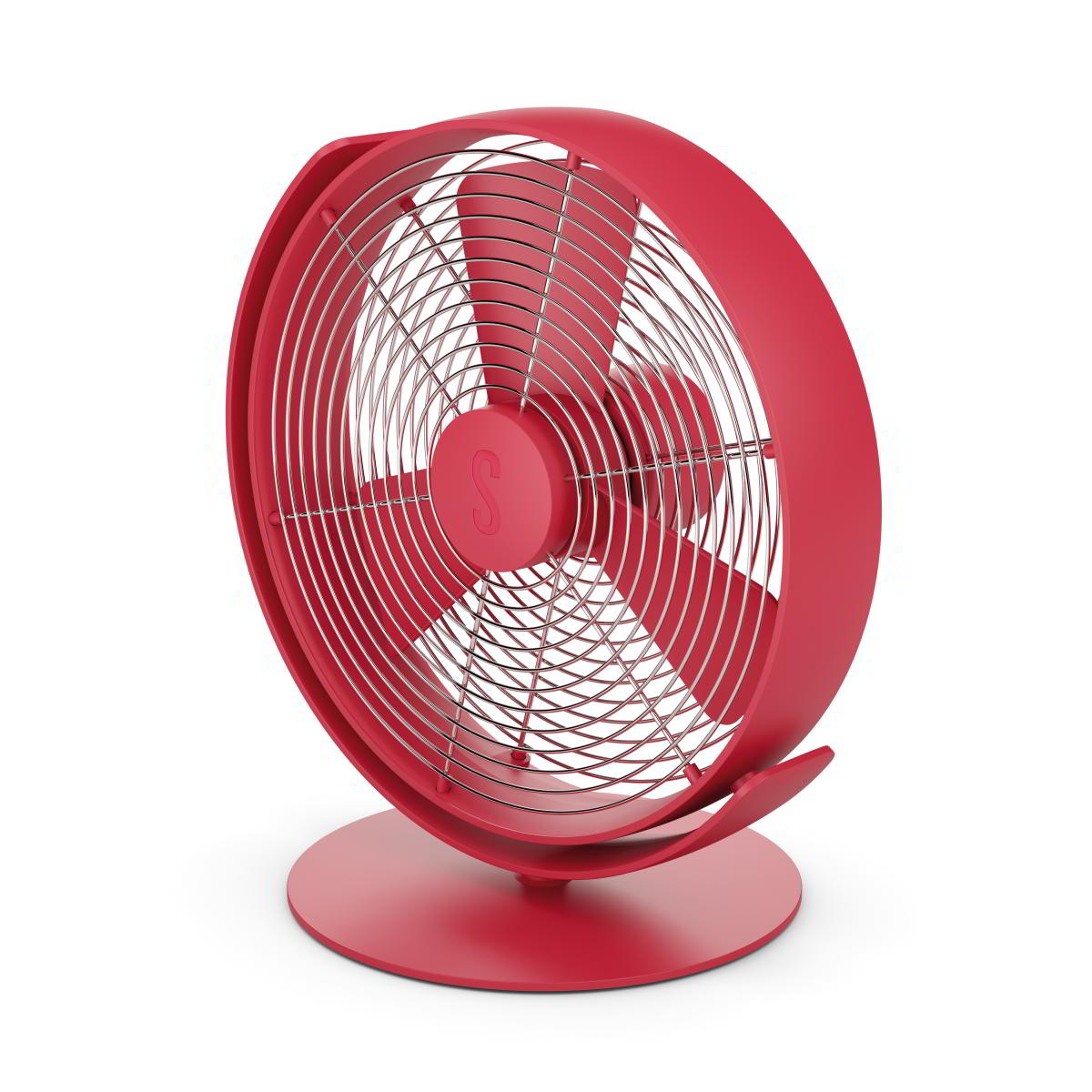 TIM Tischventilator chilli red